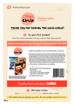 Free Ice Cream/Biscuits/Lollies at Coles ($0.00)