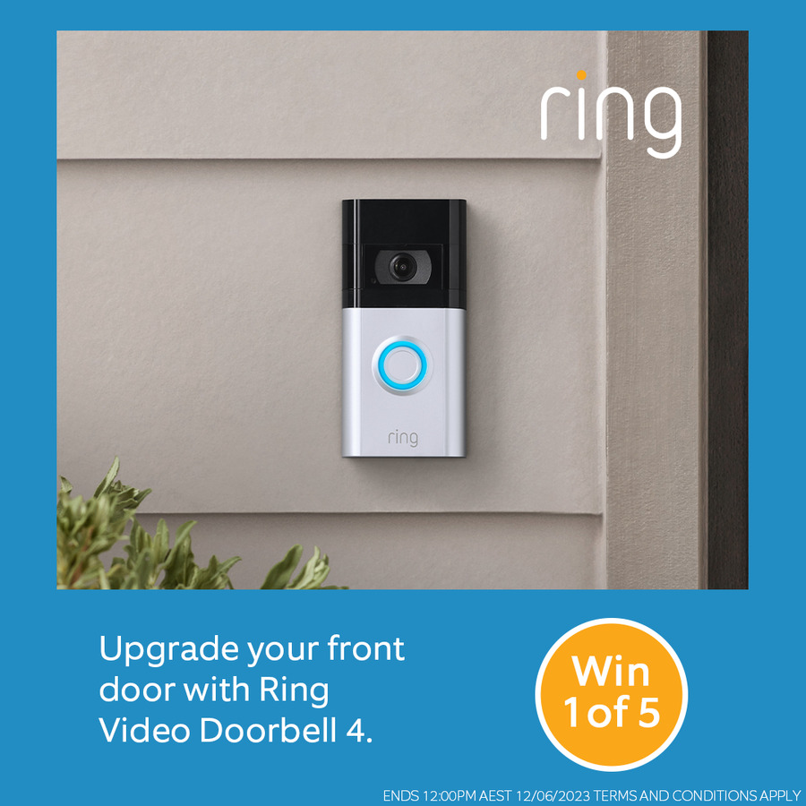 Win 1 of 5 Ring Video Doorbell 4 from JB Hi-Fi - OzBargain Competitions