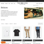 Brixton Menswear: 50% off Full Price, Extra 20% off Sale with Code + $12.50 Shipping ($0 for Orders over $100) @ Brixton The DOM
