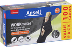 Vileda Ansell WORKmates Nitrile Disposable Gloves 100pk $9.20 (RRP $19.49) + Del ($0 with OnePass/ C&C/ in-Store) @ Bunnings