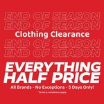 50% off All Clothing, Hats, Belts & Socks + Shipping ($0 with $25 Order) @ Drummond Golf