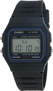 Casio F91W-1 Black Vintage Digital Watch $23.85 + Delivery ($0 with Prime/ $59 Spend) @ Amazon AU