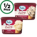 Woolworths ½ Price: Bulla Creamy Classics Ice Cream 2 Litre $5.50, Tim Tams Deluxe $2.75, Han Kitchen Noodles $5.25 + More