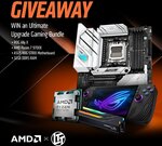 Win an AMD Upgrade Bundle and an ASUS ROG ALLY X Handheld Gaming Device from Linus Tech Tips