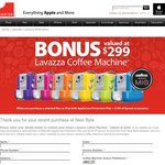 Free Lavazza Coffee Machine (Valued $300) with Selected Mac or iPad at NextByte