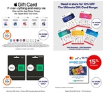 Gift Cards: 10% off Ultimate (Excl. Var. Load) | 20x EDR Points on Apple, Uber | 15% CB on Pocket Money @ BIG W (In-Store Only)