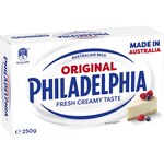 ½ Price Philadelphia Cream Cheese Varieties 250g Block $2.85 @ Woolworths