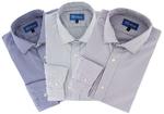 3 Slim Fit Business Shirts for $74.25. 48hrs Only