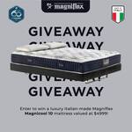 Win a Magniflex Magnicool 10 Mattress (Queen Size) Valued at $4,999 from Bevmarks Sleep Professionals + Magniflex [VIC]