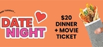[NSW] Dinner and a Movie $20 from 7pm every Sunday, Monday & Tuesday @ Broadway Shopping Centre