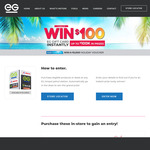 Win a $10,000 Holiday Voucher or 1 of 1000 $100 EG eGift Cards from EG Ampol [Purchase of Eligible Products Required]
