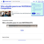Win 1 of 45 Double Passes to see Materialists from Student Edge