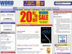 Word Bookstore 20% off 25-29 July