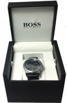 Huge Boss Men's Watch S/S Case Black Leather Strap 1512588 $99 Delivered @ Door Buster