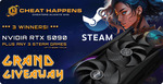 Win 1 of 3 AORUS RTX 5090 Graphics Cards and 3 Steam Games from Cheat Happens
