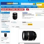 Tamron AF 18-270mm Canon f/3.5-6.3 Di II VC PZD Lens $499 at Camera House