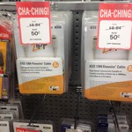 2M FireWire Cable for 50c at Big W Eastgardens Sydney
