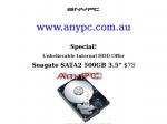 500GB 3.5" Seagate Desktop Internal Hard drive SATA2 ST3500418AS $73.00