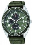 Citizen Mens Eco-Drive AP4011-01W Military Watch with Nylon Strap. Only $129. Free Shipping