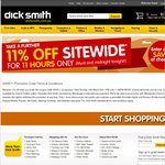 11% Site Wide at DSE (Ends Midnight Tonight)