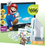 Big W - $388 for Wii Console + Mario Kart + 2 Wii Wheels + Mario Power Tennis + Carnival Games
