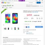 Samsung Galaxy S5 4G Black or White - Kogan eBay Group Deal - $459 + Free Shipping