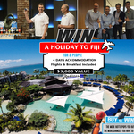 Win a Holiday for 2 in Fiji ($3,000 Value) with Bottlepops