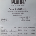 Puma Unihill VIC Outlet 50% off RRP Storewide