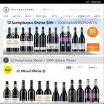 Cellarmaster's "Sumptuous Dozen Shiraz" +1,000 QFF Points for $90 Delivered for EDR Members