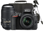 Nikon DSLR D5500 Twin Lens $1049 @ Camera House