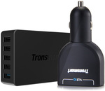 Tronsmart QC 2.0 Car Charger + AC Charger $21.99 US or 5-Port Charger $34.99 US @ Geekbuying 