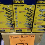 Irwin Vice-Grip 7 Pieces Set $59.98 Bunnings