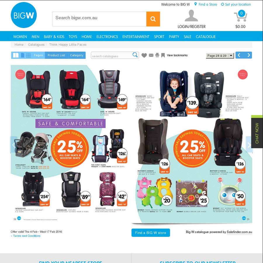 25% off Booster Seats/Baby Seats @ Big W - OzBargain