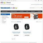 Fitbit Surge Black Large $222.4 Click & Collect @ The Good Guys eBay