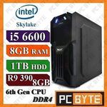 GamingPC - i5-6600 6th Gen Skylake, 16GB DDR4, 240GB SSD, 1TB HDD, R9 390 GPU, H170 Mb Only $1263.20 Delivered @ PC Byte eBay