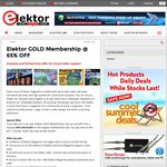 Elektor Electronics Magazine Gold/Green Membership @ 65% OFF, US$35