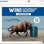 Win 1 of 10 Samsonite Lite-Shock Suitcases Worth $579 from Samsonite