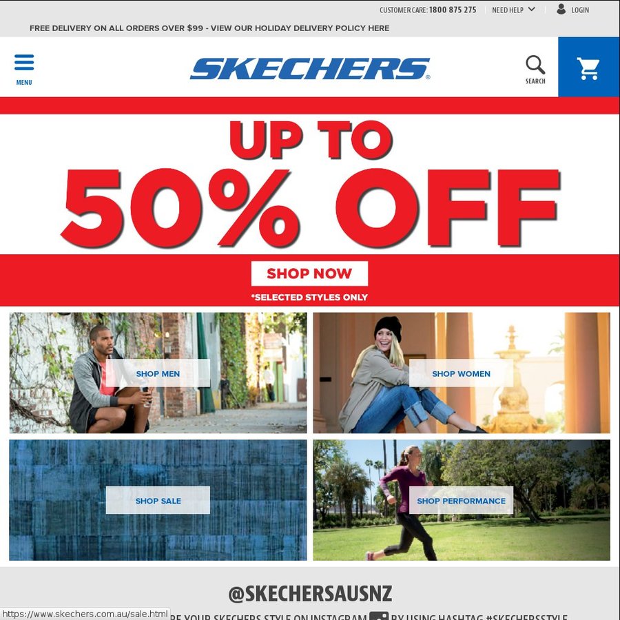 Skechers up to 50 off Online OzBargain