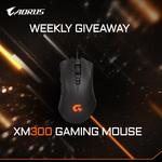Win an AORUS XM300 Gaming Mouse from GIGABYTE Technology