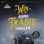 Win a Tradesman's Trailer Worth $20,000 or 1 of 60 85-Piece Drill Sets [Make a Purchase of $20+ on Alpha Products]