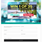 Win 1 of 35 Hisense 65N7 LED LCD TVs valued at $2295 from Nine Network