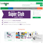 Free Shipping Sitewide @ SuperPharmacy