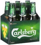 Carlsberg Green Label 330ml Bottle 6 Packs $15 (Save $7) @ Coles