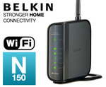 Belkin Enhanced G Wireless Router WIFI N150 for $7.96 (Exclude Shipping-W Coupon) Cheapest $49