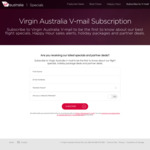 Earn 500 Velocity Frequent Flyer Points When You Subscribe to V-Mail @ Virgin