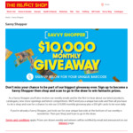 Win 1 of 4 $10,000 Cash Prizes +/- a Share of $5,350 Worth of Gift Cards from The Reject Shop [With Purchase]