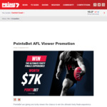 Win a Trip to the 2018 AFL Grand Final for 2 Worth $5,000 from Seven Affiliate Sales [ACT/NSW/QLD/VIC/WA]