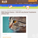 [Vic] Dr Paws Altona North - Free Pet Dental Checks + $50 off Any Dentistry in August