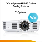 Win an Optoma GT1080Darbee Gaming Projector Worth $1,299 from Scan