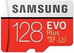 Samsung EVO Plus 128GB US $19.99 (~AU $27.74) | 64GB US$9.99 (~AU$13.87) | 32GB US$5.14 (~AU$7.14) Delivered @ Rosegal